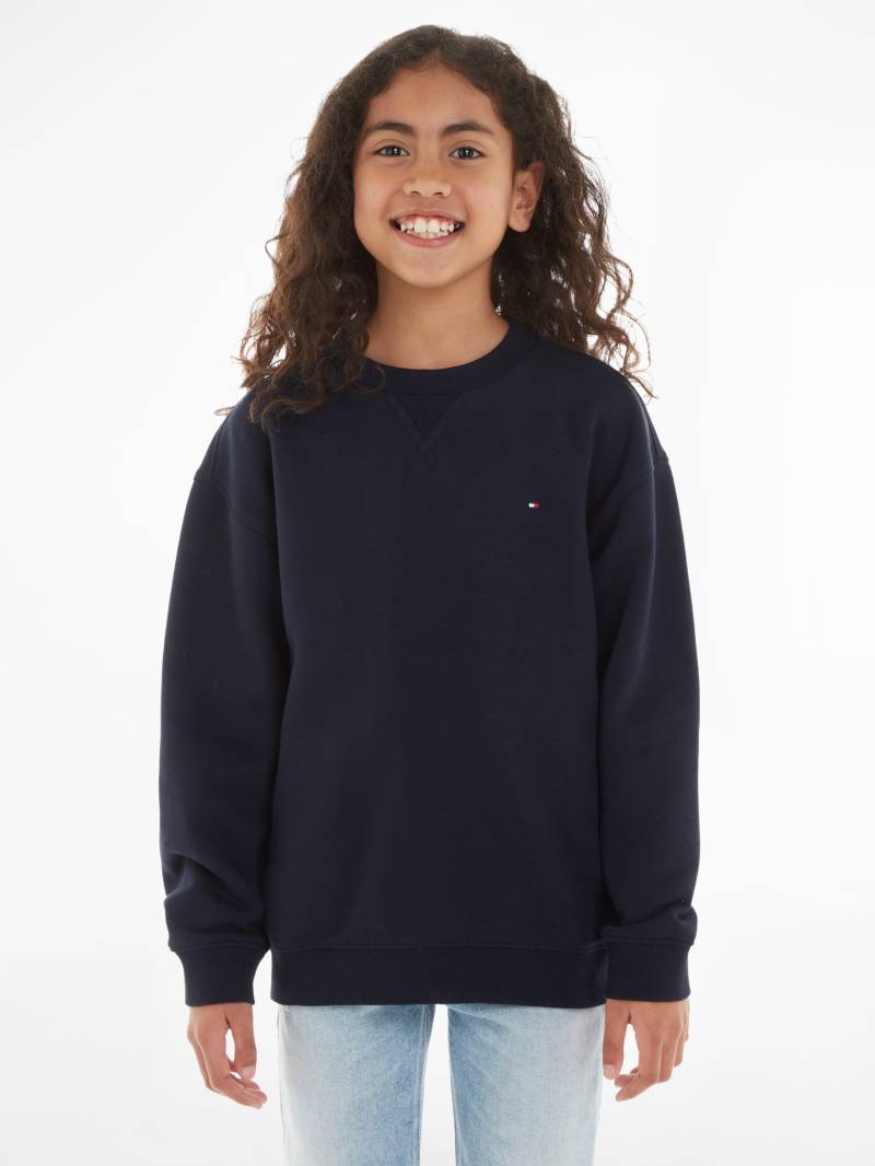 Tommy Hilfiger Sweatshirt »U TIMELESS SWEATSHIRT«, Babys bis 2 Jahre, Logostickerei, Rundhals von TOMMY HILFIGER