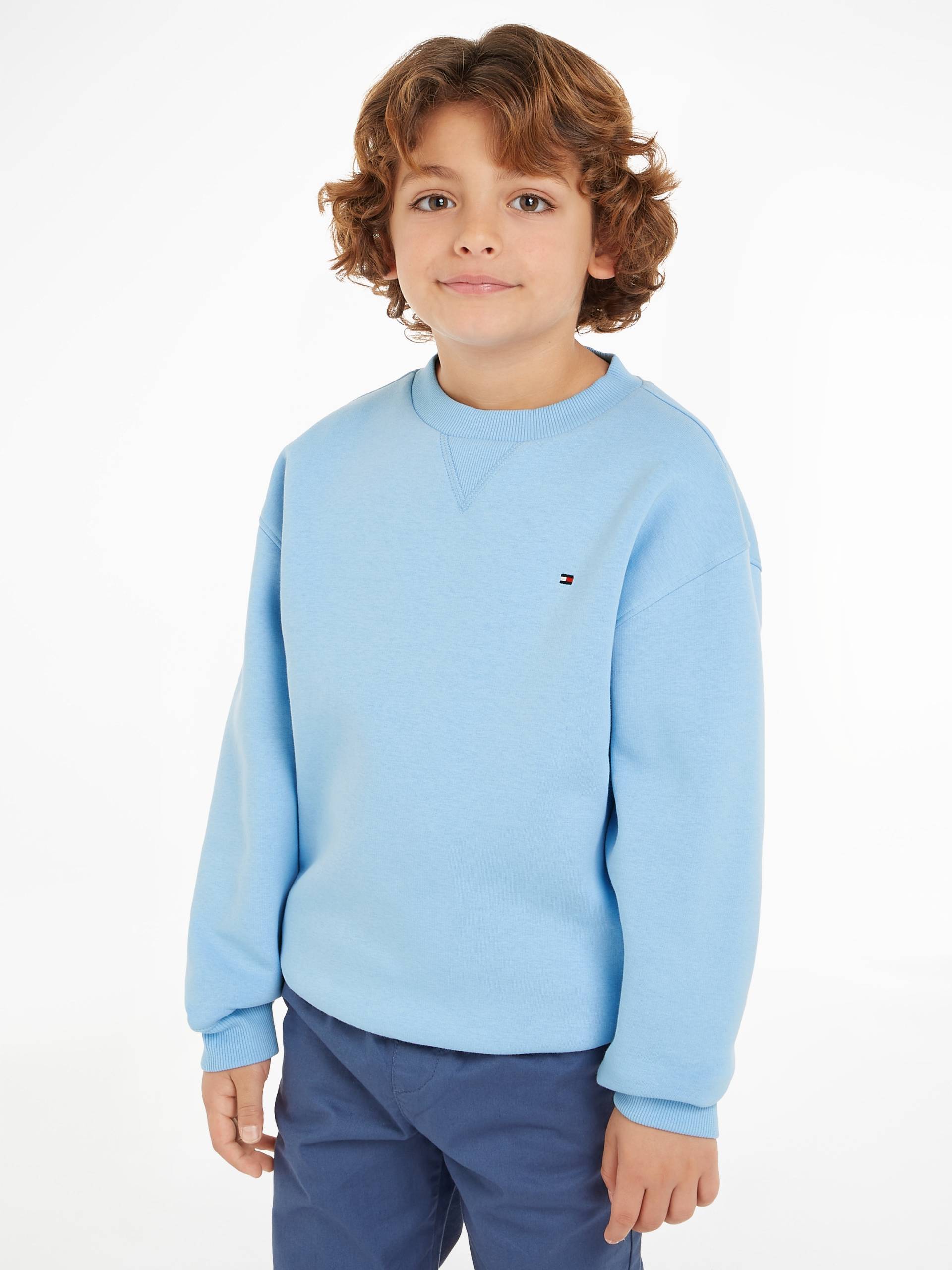 Tommy Hilfiger Sweatshirt »U TIMELESS SWEATSHIRT«, Kinder bis 16 Jahre, Logo-Flag, Rundhals von TOMMY HILFIGER