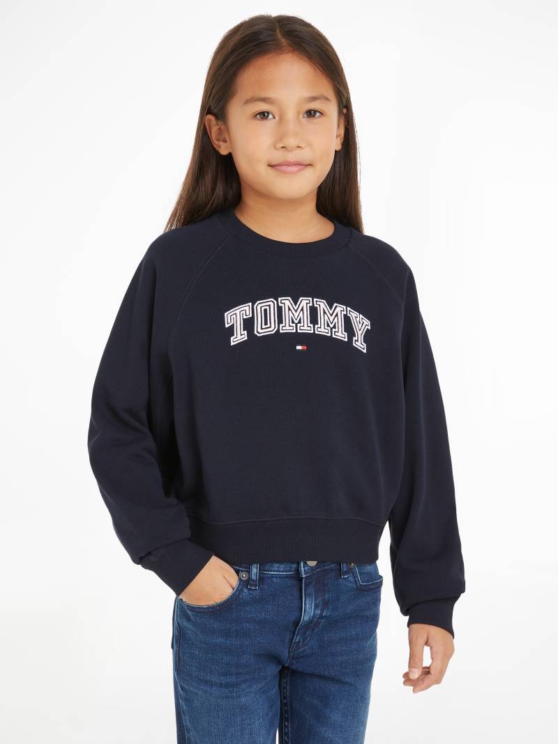 Tommy Hilfiger Sweatshirt »VARSITY EMBROIDERED CREWNECK«, Kinder bis 16 Jahre mit Logostickerei von TOMMY HILFIGER