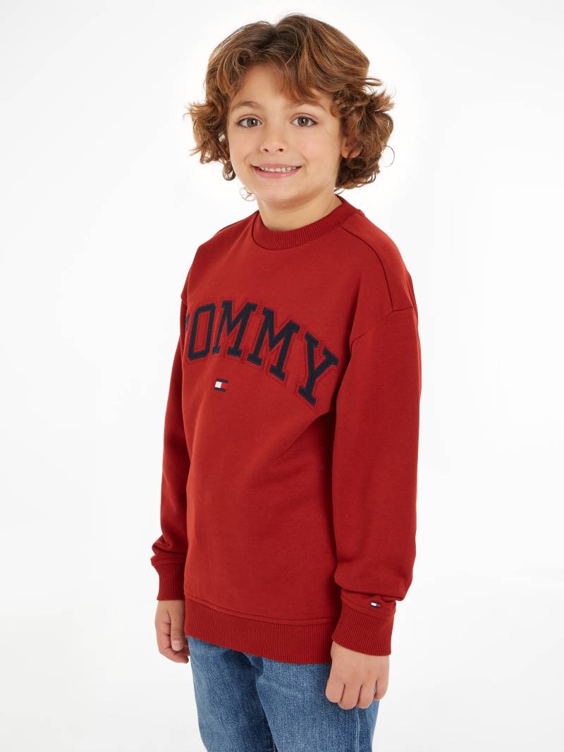 Tommy Hilfiger Sweatshirt »VARSITY EMBROIDERY SWEATSHIRT«, Kinder bis 16 Jahre mit Logoprägung von TOMMY HILFIGER