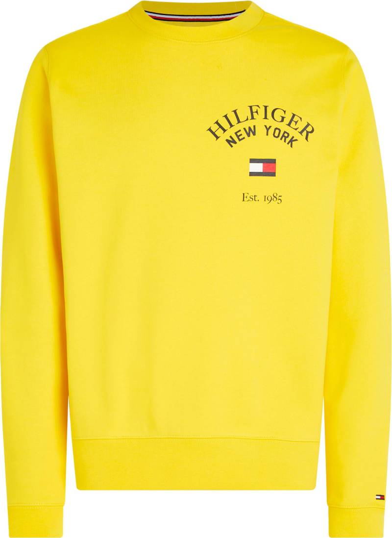 Tommy Hilfiger Sweatshirt »WCC ARCHED VARSITY SWEATSHIRT«, mit modischem Logodruck auf der Brust von TOMMY HILFIGER