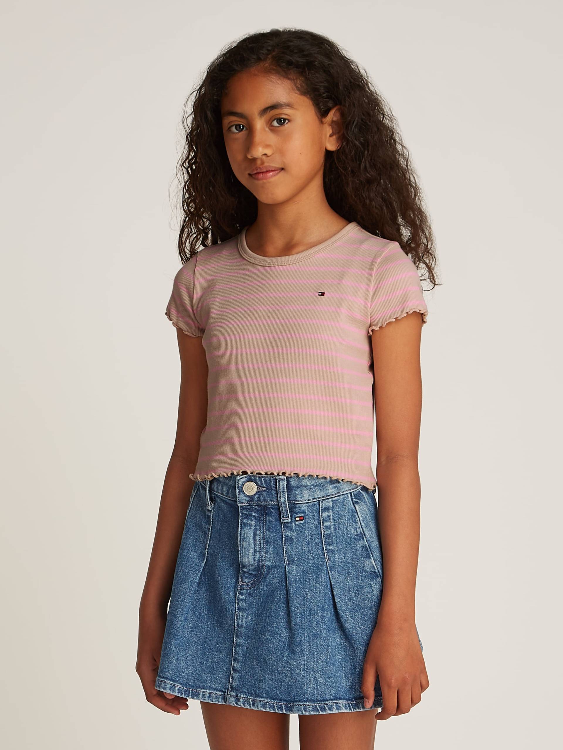Tommy Hilfiger T-Shirt, mit Streifenmuster Tommy Hilfiger T-Shirt, mit Streifenmuster von TOMMY HILFIGER