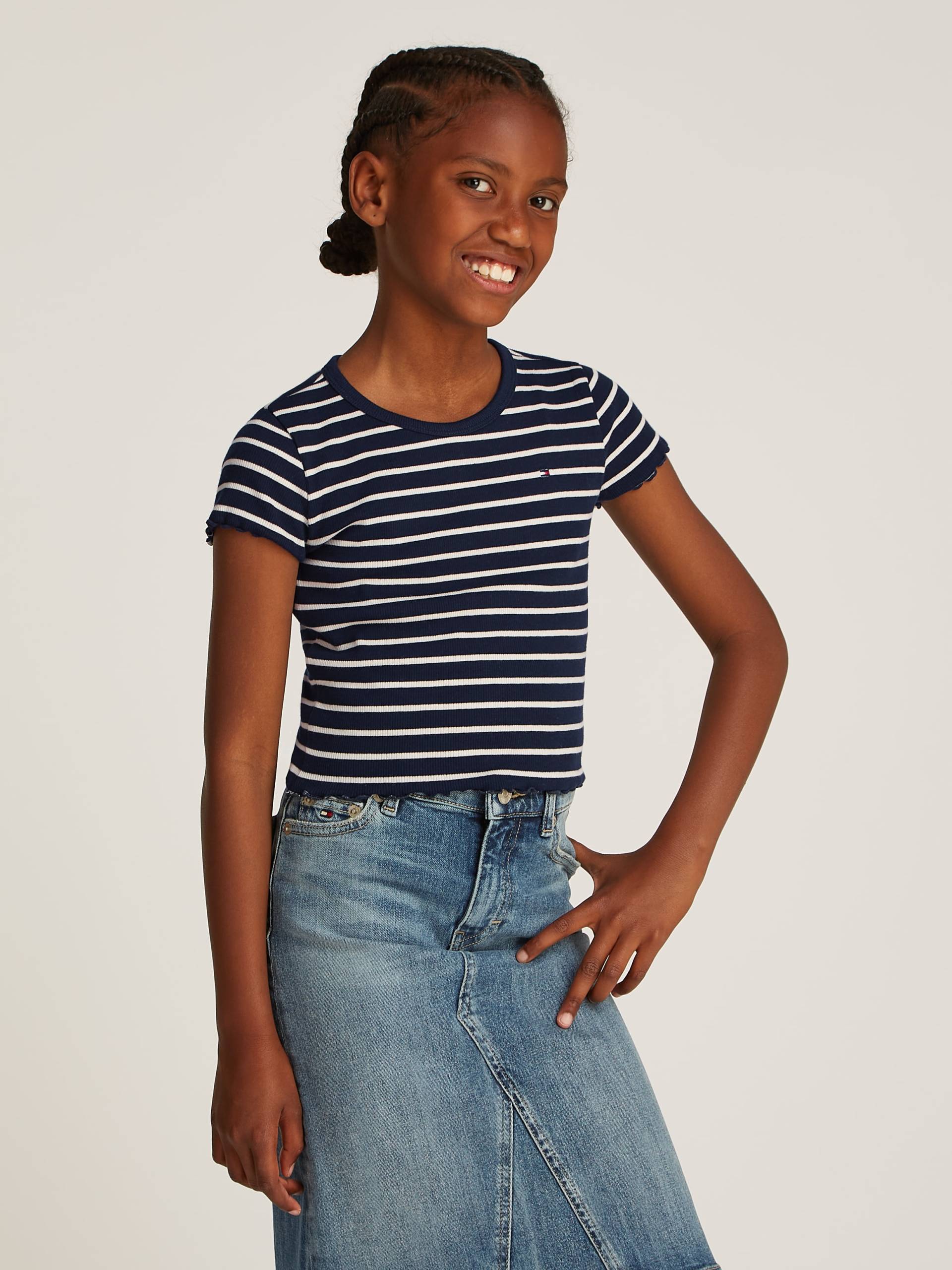 Tommy Hilfiger T-Shirt, mit Streifenmuster Tommy Hilfiger T-Shirt, mit Streifenmuster von TOMMY HILFIGER