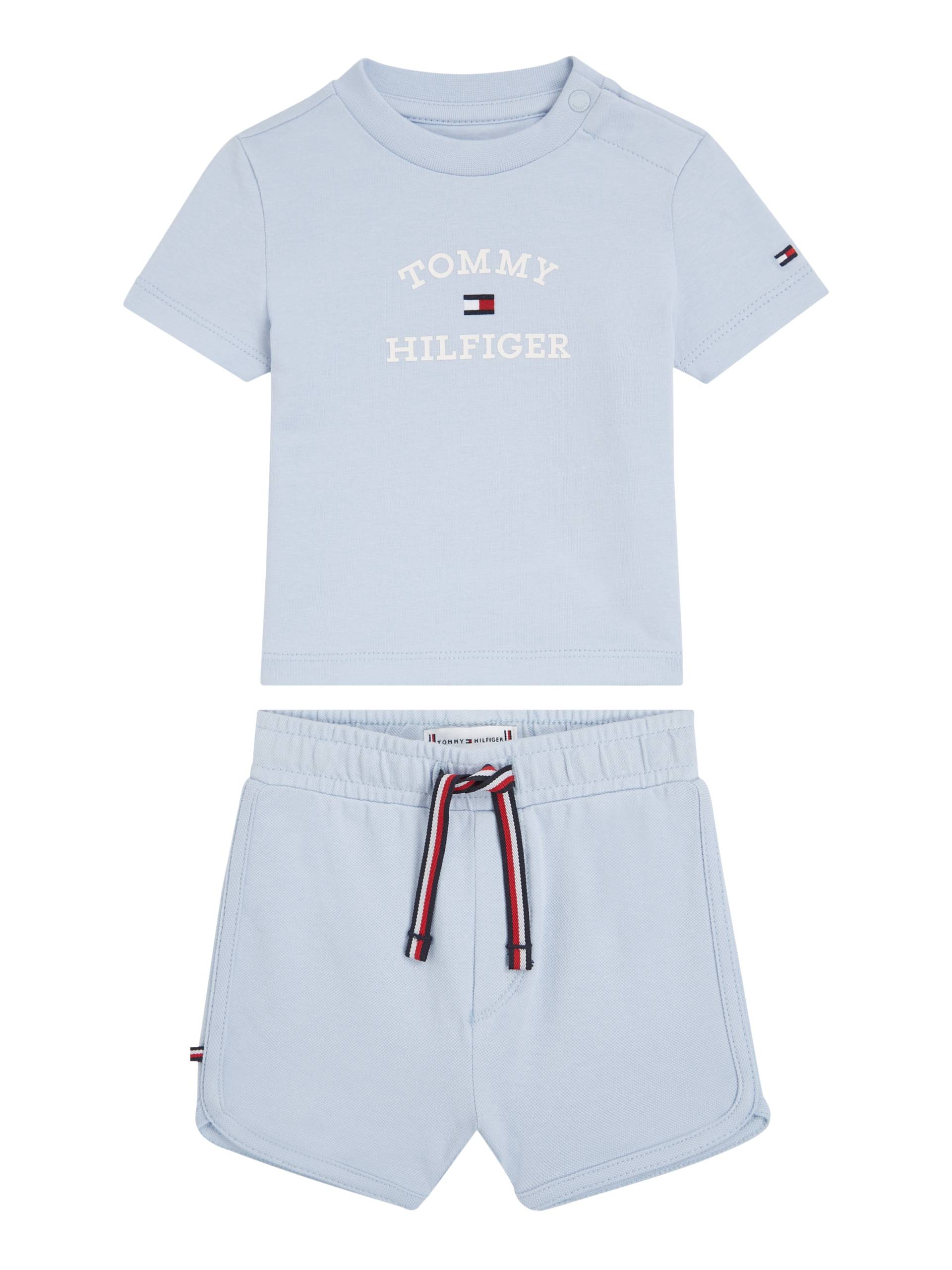 Tommy Hilfiger T-Shirt »BABY TH LOGO SHORT SET«, Baby bis 2 Jahre von TOMMY HILFIGER