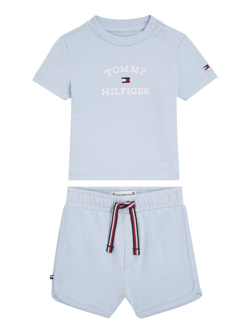 Tommy Hilfiger T-Shirt »BABY TH LOGO SHORT SET«, Baby bis 2 Jahre von TOMMY HILFIGER