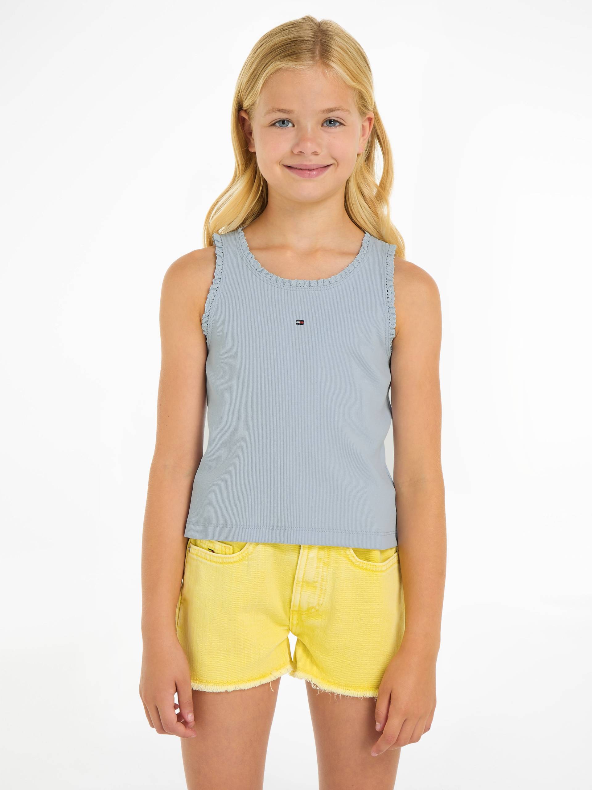 Tommy Hilfiger T-Shirt »ESSENTIAL RIB LACE TANK TOP«, Baby bis 2 Jahre von TOMMY HILFIGER