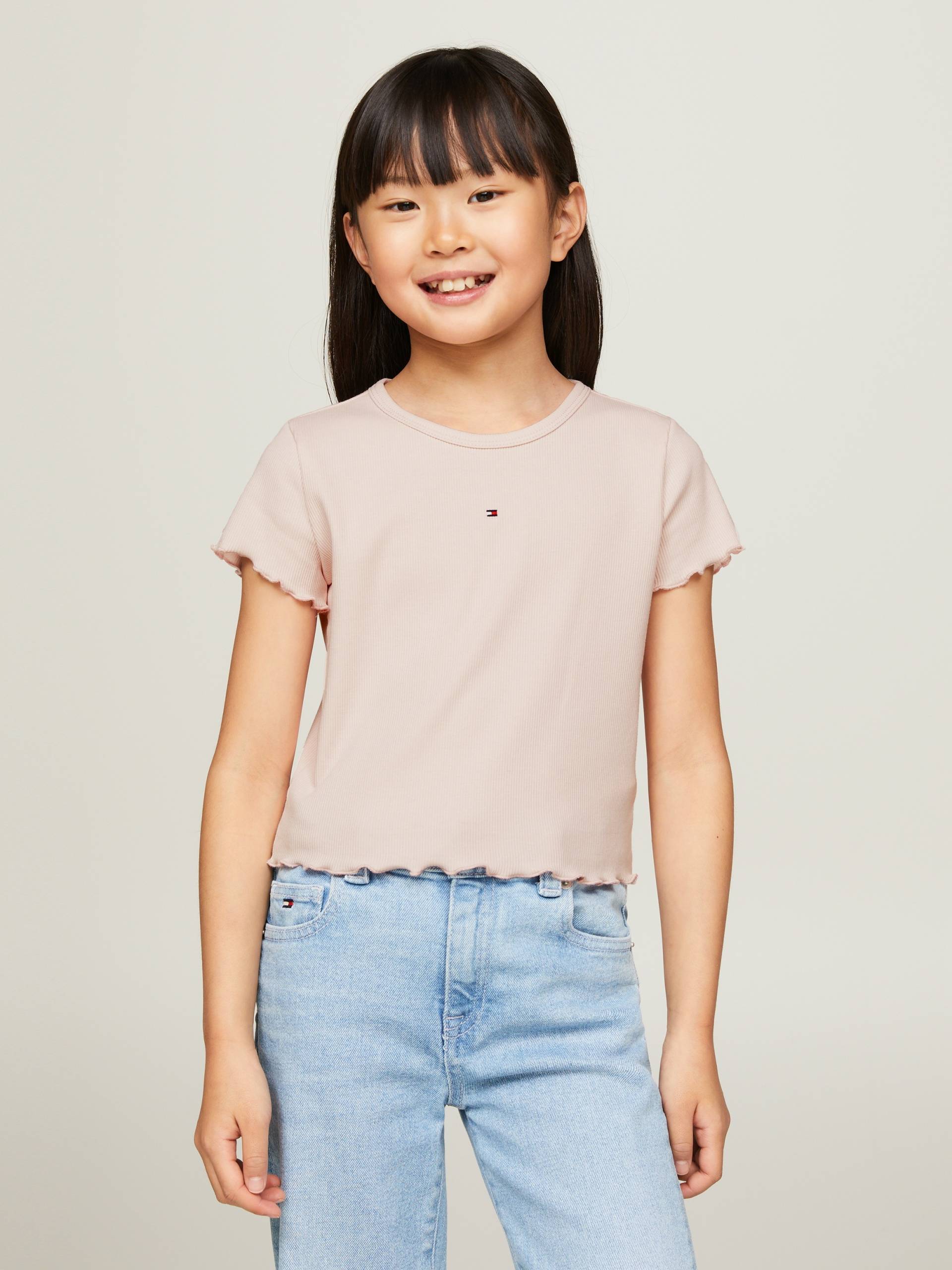 Tommy Hilfiger T-Shirt »ESSENTIAL RIB TOP S/S«, Kinder bis 16 Jahre Tommy Hilfiger T-Shirt »ESSENTIAL RIB TOP S/S«, Kinder bis 16 Jahre von TOMMY HILFIGER