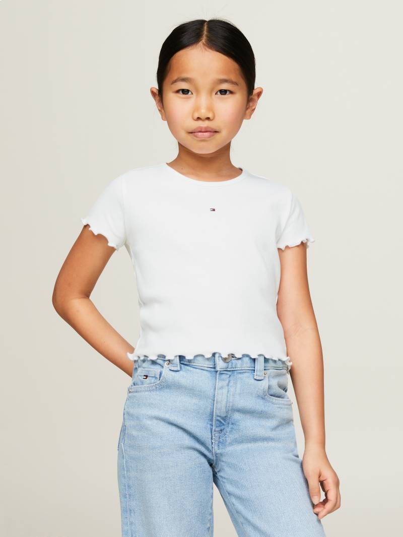 Tommy Hilfiger T-Shirt »ESSENTIAL RIB TOP S/S«, Kinder bis 16 Jahre von TOMMY HILFIGER