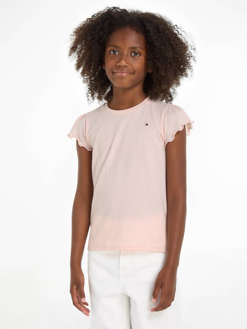 Tommy Hilfiger T-Shirt »ESSENTIAL RUFFLE SLEEVE TOP S/S«, Kinder bis 16 Jahre von TOMMY HILFIGER