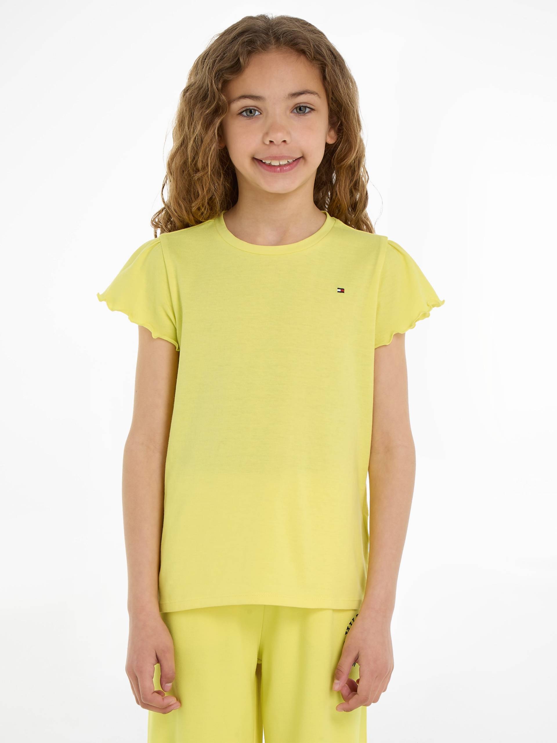 Tommy Hilfiger T-Shirt »ESSENTIAL RUFFLE SLEEVE TOP S/S«, Kinder bis 16 Jahre von TOMMY HILFIGER