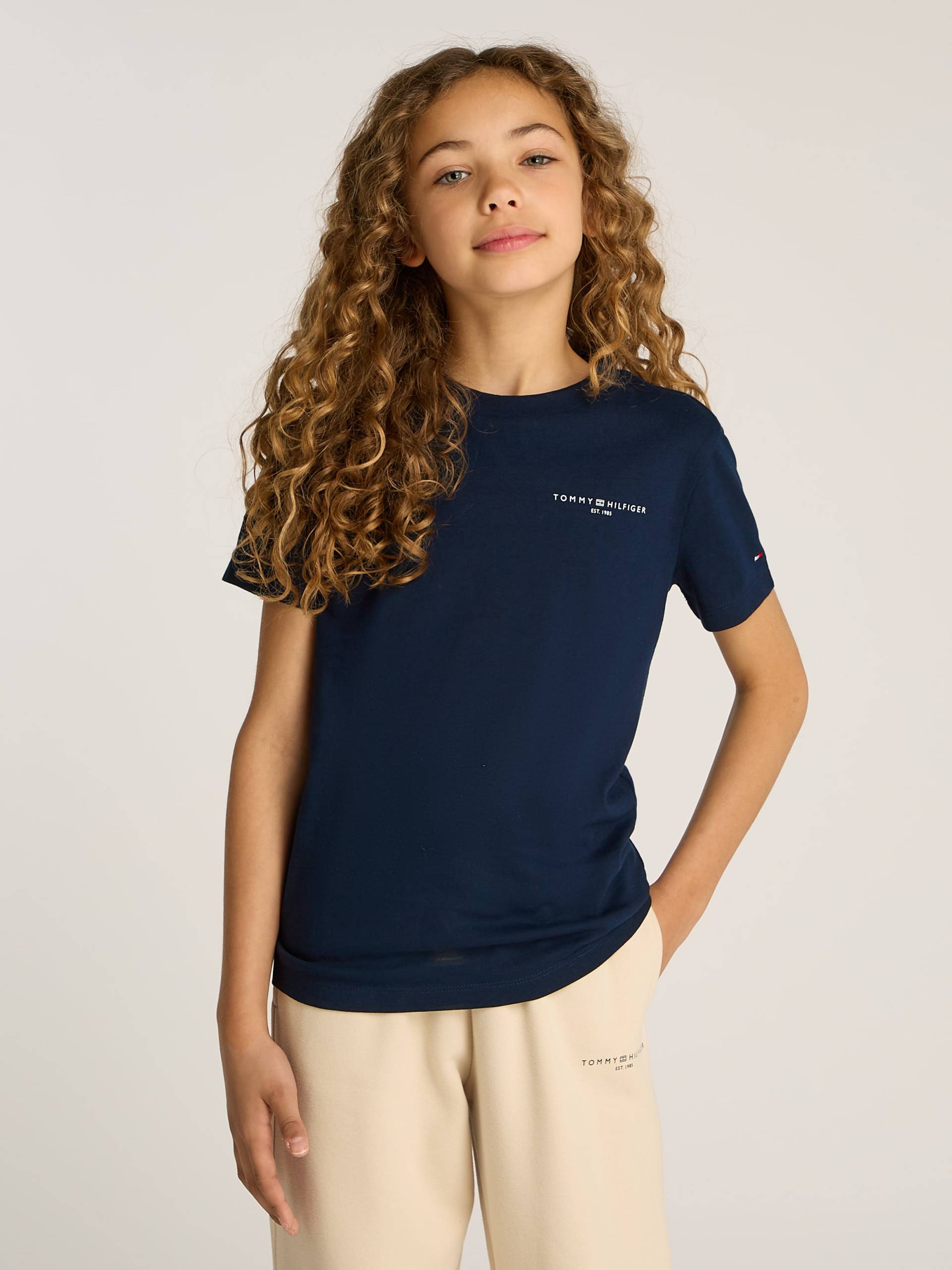 Tommy Hilfiger T-Shirt »MINI CORP T-SHIRT«, in Unifarbe von TOMMY HILFIGER