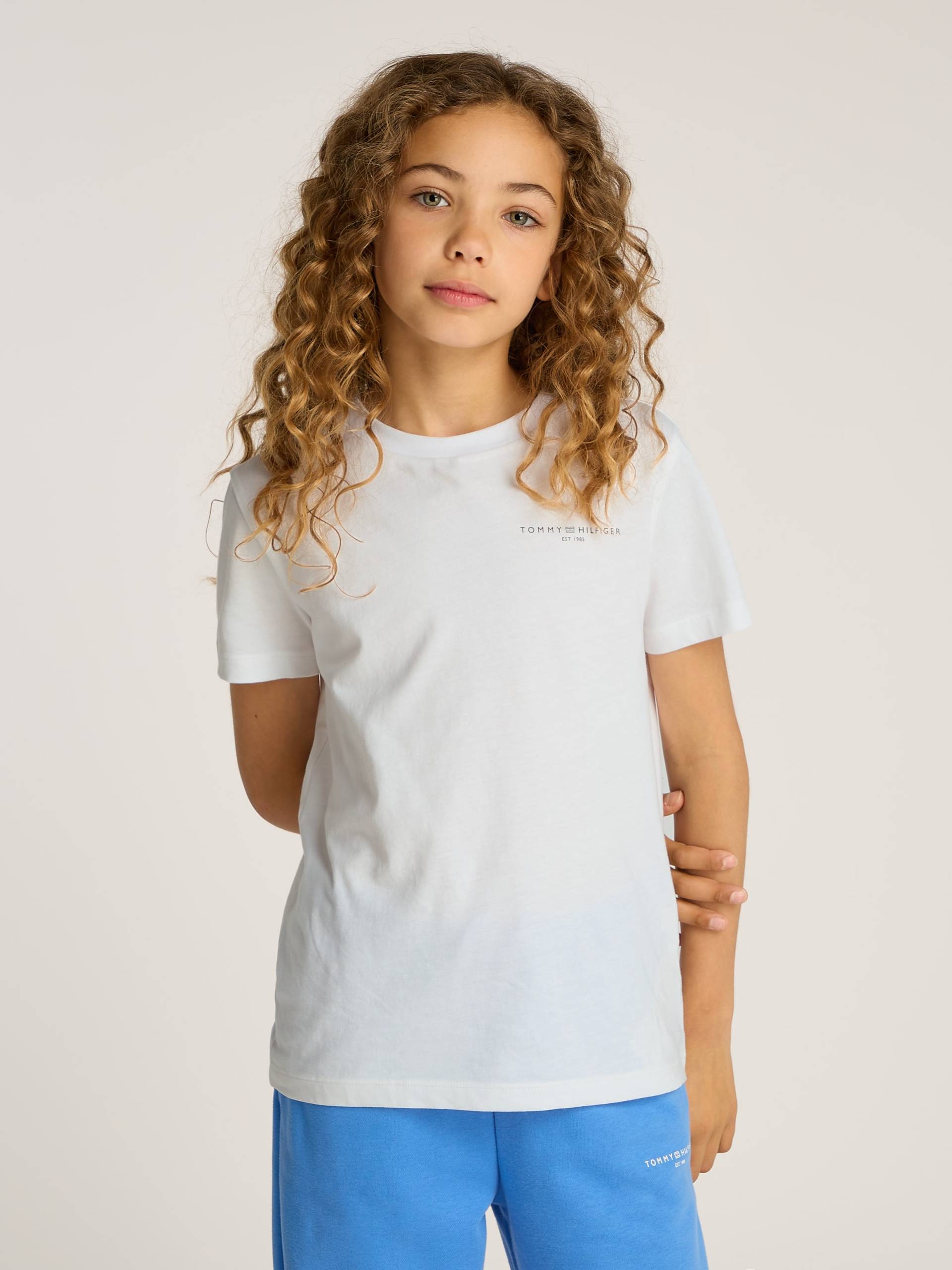 Tommy Hilfiger T-Shirt »MINI CORP T-SHIRT«, in Unifarbe Tommy Hilfiger T-Shirt »MINI CORP T-SHIRT«, in Unifarbe von TOMMY HILFIGER