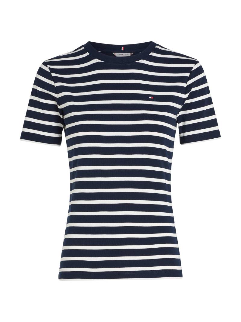 Tommy Hilfiger T-Shirt »SLIM CODY C-NK SS«, mit Logostickerei von TOMMY HILFIGER