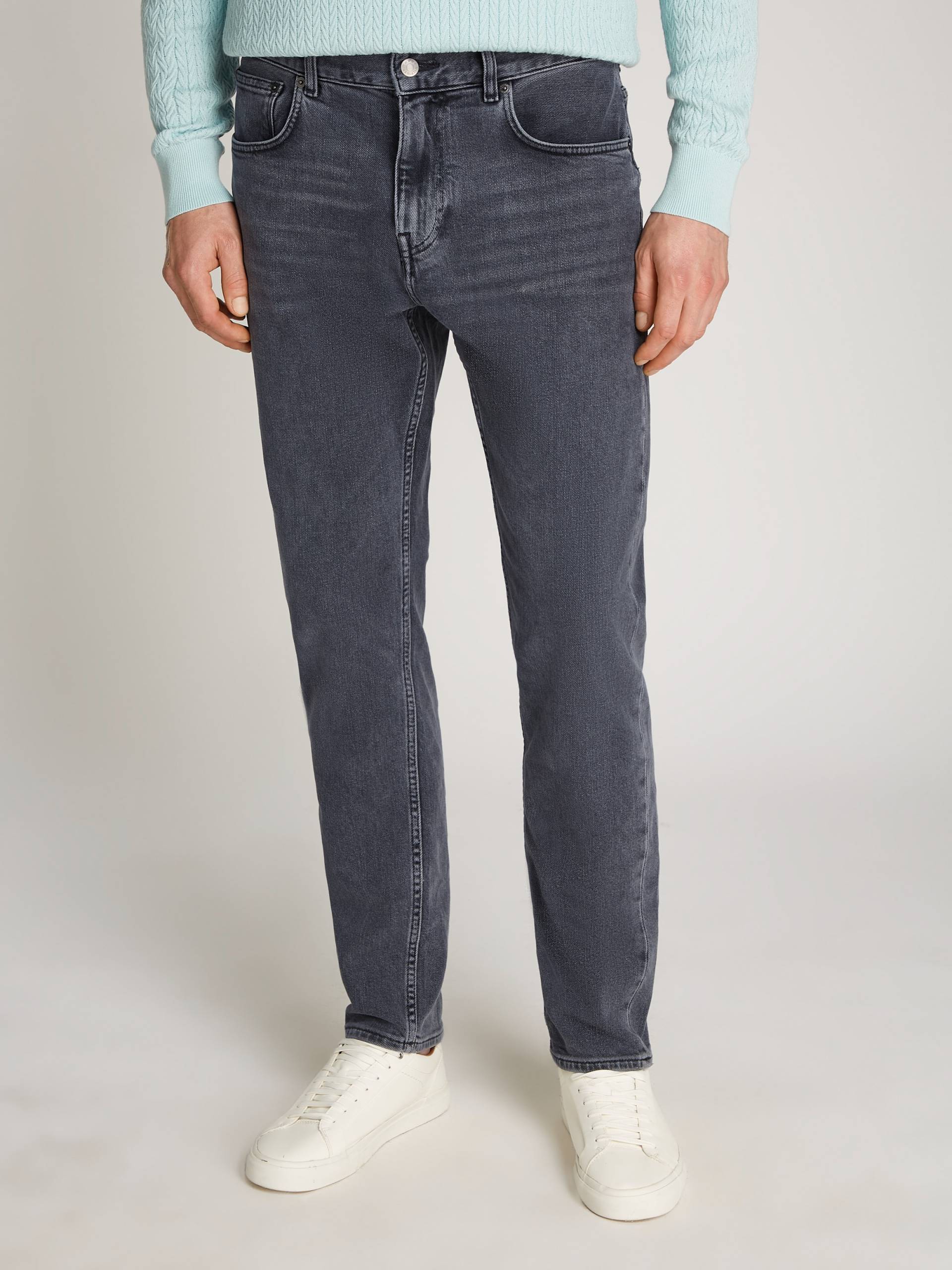 Tommy Hilfiger Tapered-fit-Jeans »TAPERED HARLEM STR TREVOR GREY«, in grauer Waschung Tommy Hilfiger Tapered-fit-Jeans »TAPERED HARLEM STR TREVOR GREY«, in grauer Waschung von TOMMY HILFIGER