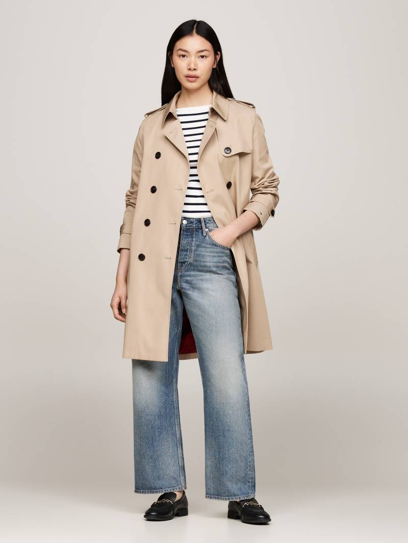 Tommy Hilfiger Trenchcoat »COTTON DB SLIM FIT TRENCH«, mit den typischen Trenchdetails von TOMMY HILFIGER