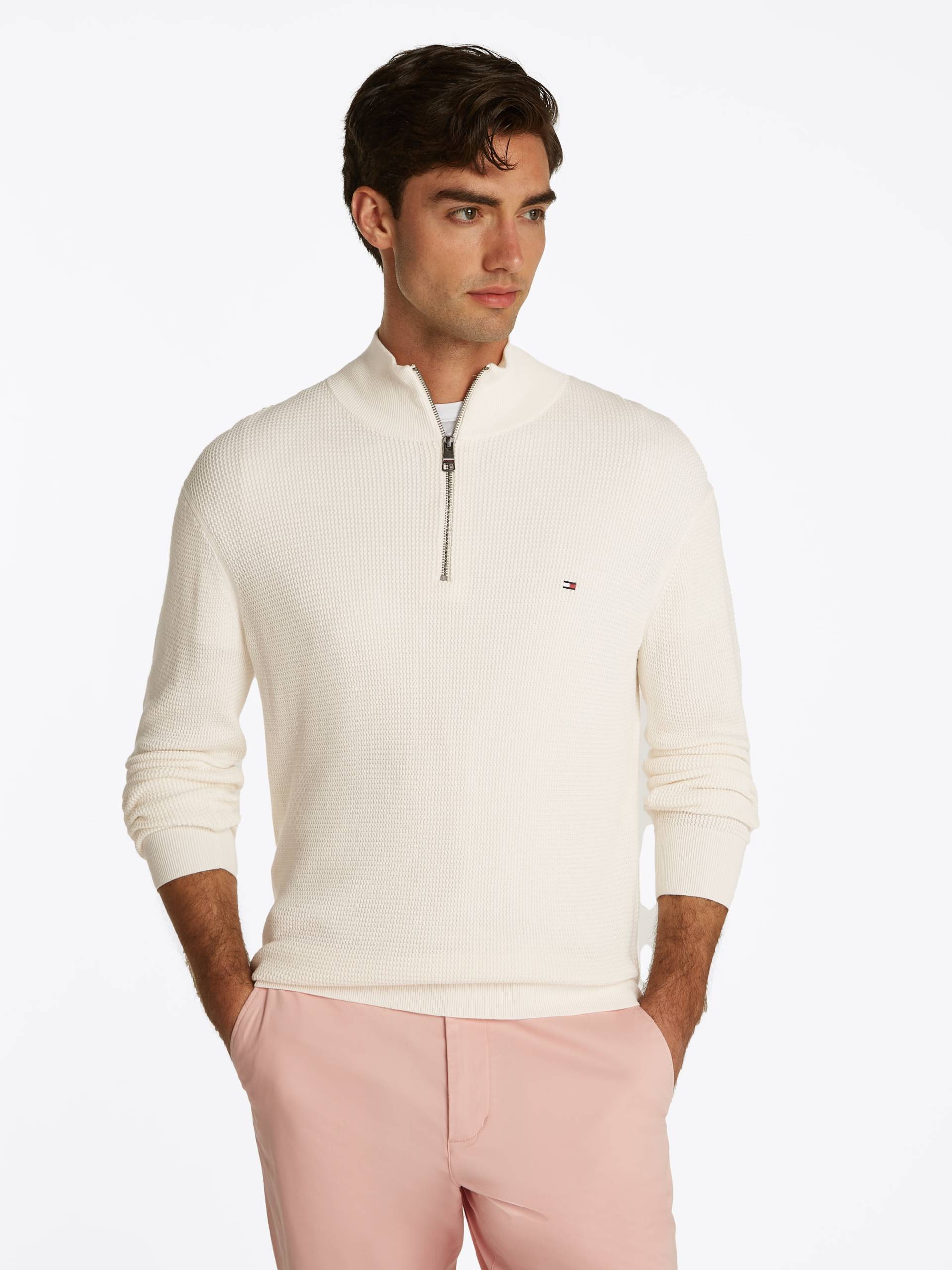 Tommy Hilfiger Troyer »RACKING STRUCTURE ZIP MOCK« Tommy Hilfiger Troyer »RACKING STRUCTURE ZIP MOCK« von TOMMY HILFIGER