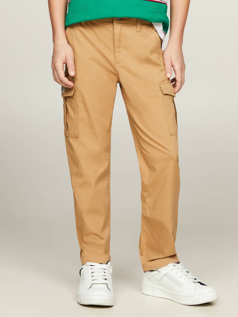 Tommy Hilfiger Webhose »CARGO WOVEN PANTS«, Kinder bis 16 Jahre, Cargotaschen, elastischer Taillenbund von TOMMY HILFIGER