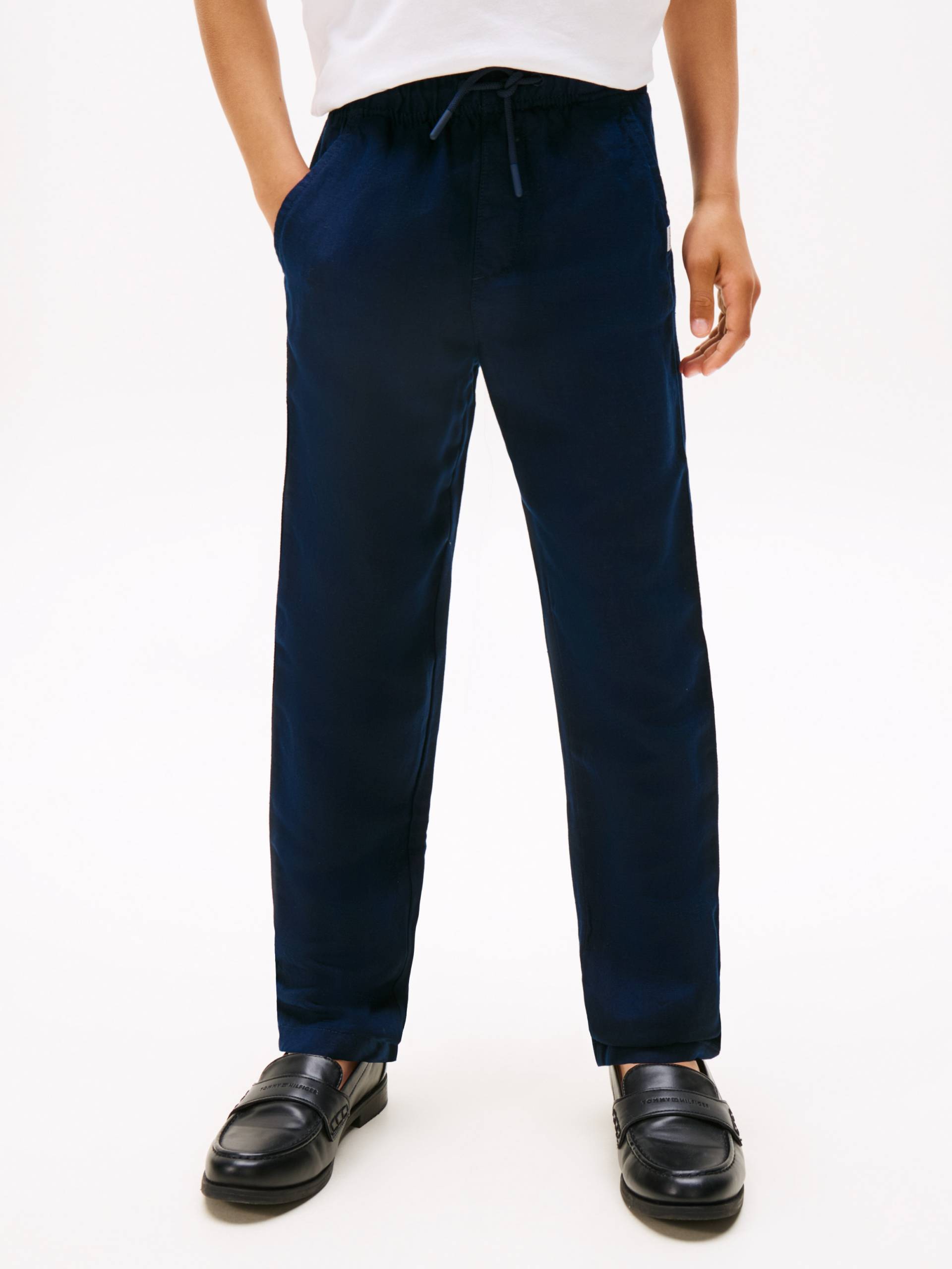 Tommy Hilfiger Webhose »LINEN VISCOSE PANT«, mit Kordelzug, Logostickerei Tommy Hilfiger Webhose »LINEN VISCOSE PANT«, mit Kordelzug, Logostickerei von TOMMY HILFIGER