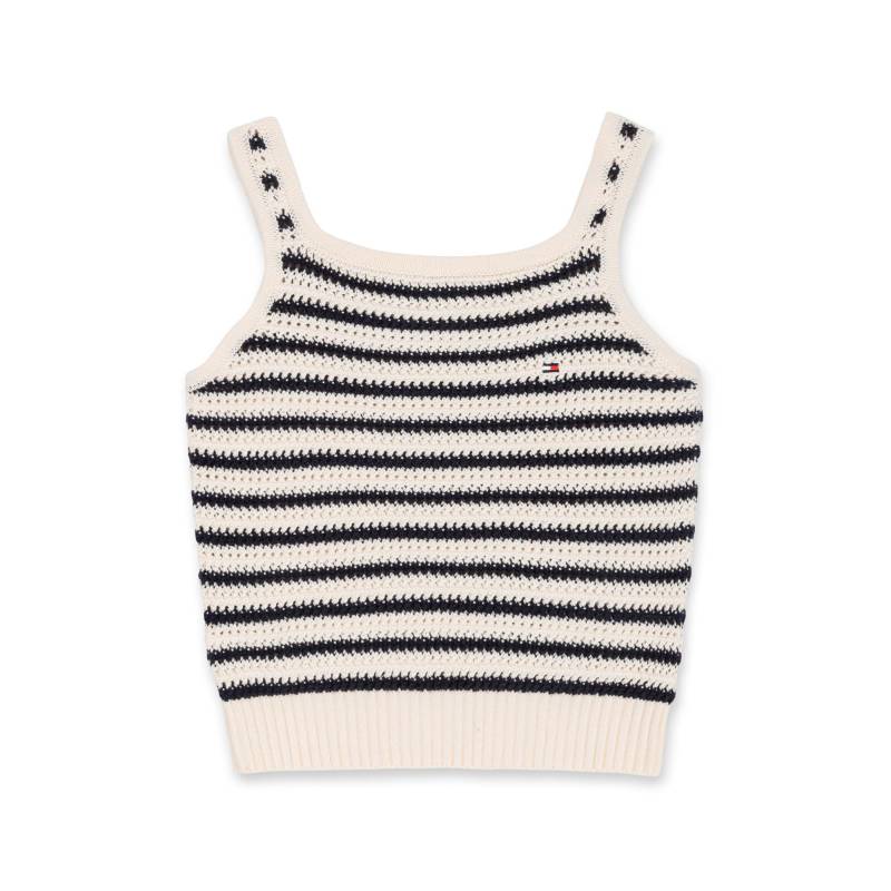 Tommy Hilfiger - Top, Stripe Crochet 8A, Blau von Tommy Hilfiger