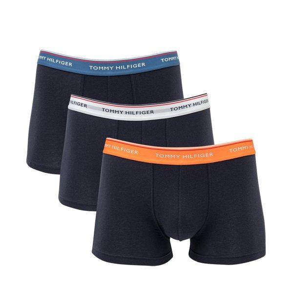 Triopack, Pantys Herren Blau Bunt L von TOMMY HILFIGER