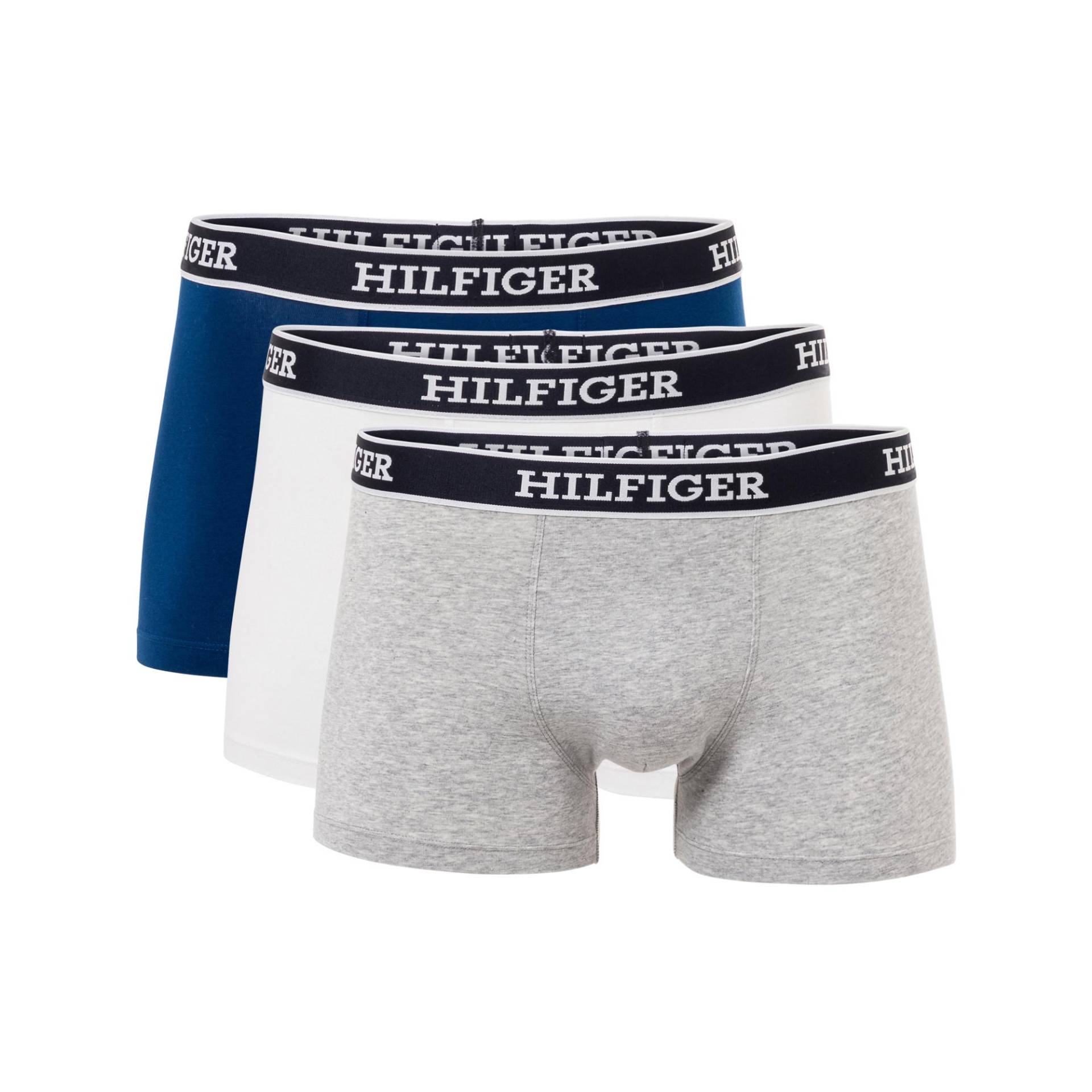 Triopack, Pantys Herren Blau S von TOMMY HILFIGER