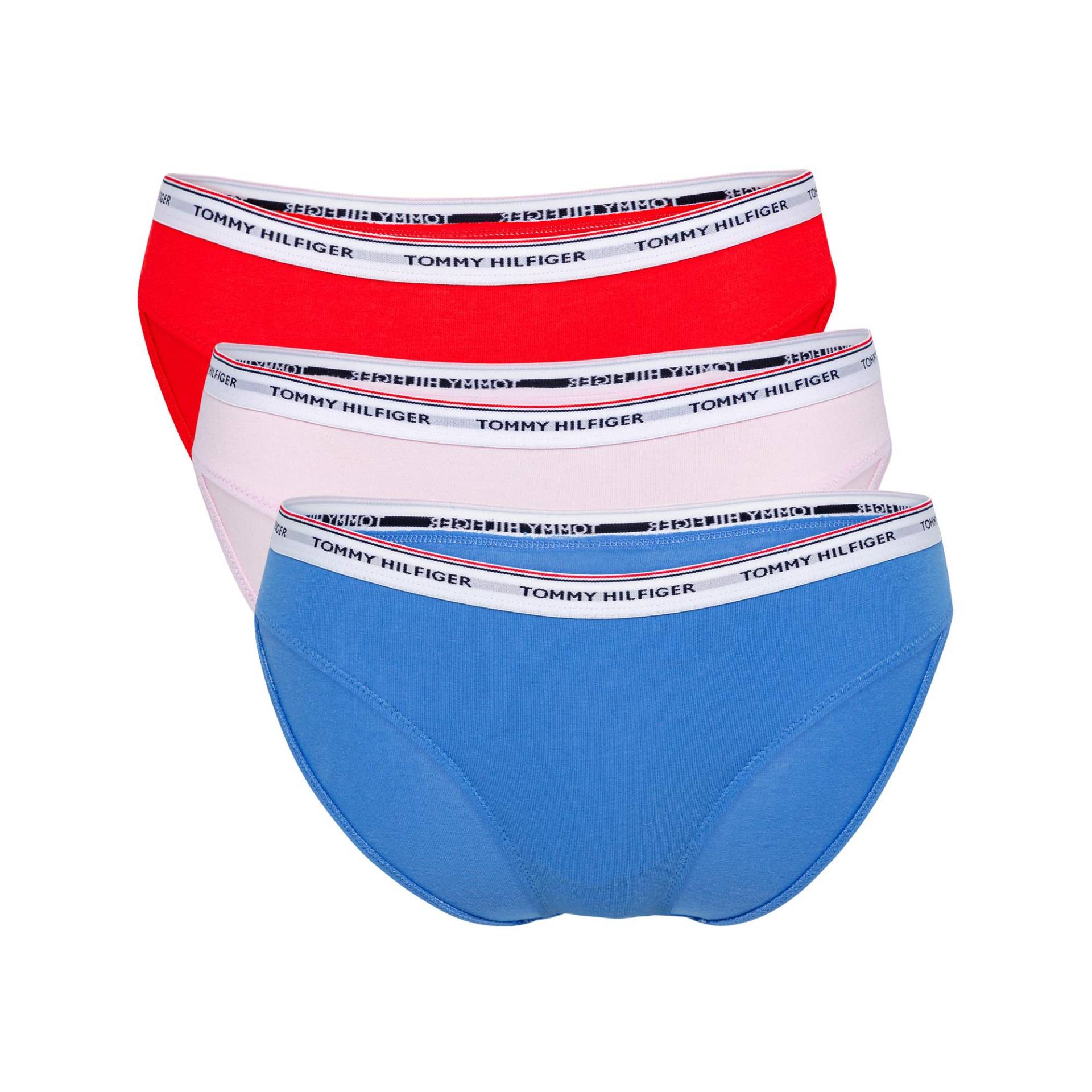 Triopack, Slips Damen Multicolor S von TOMMY HILFIGER