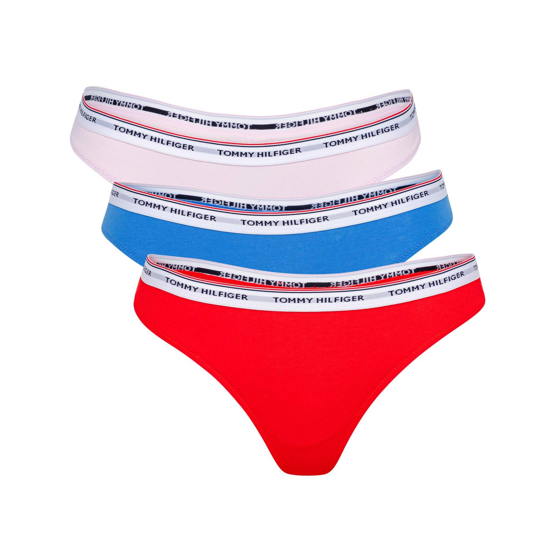 Triopack, String Damen Multicolor S von TOMMY HILFIGER