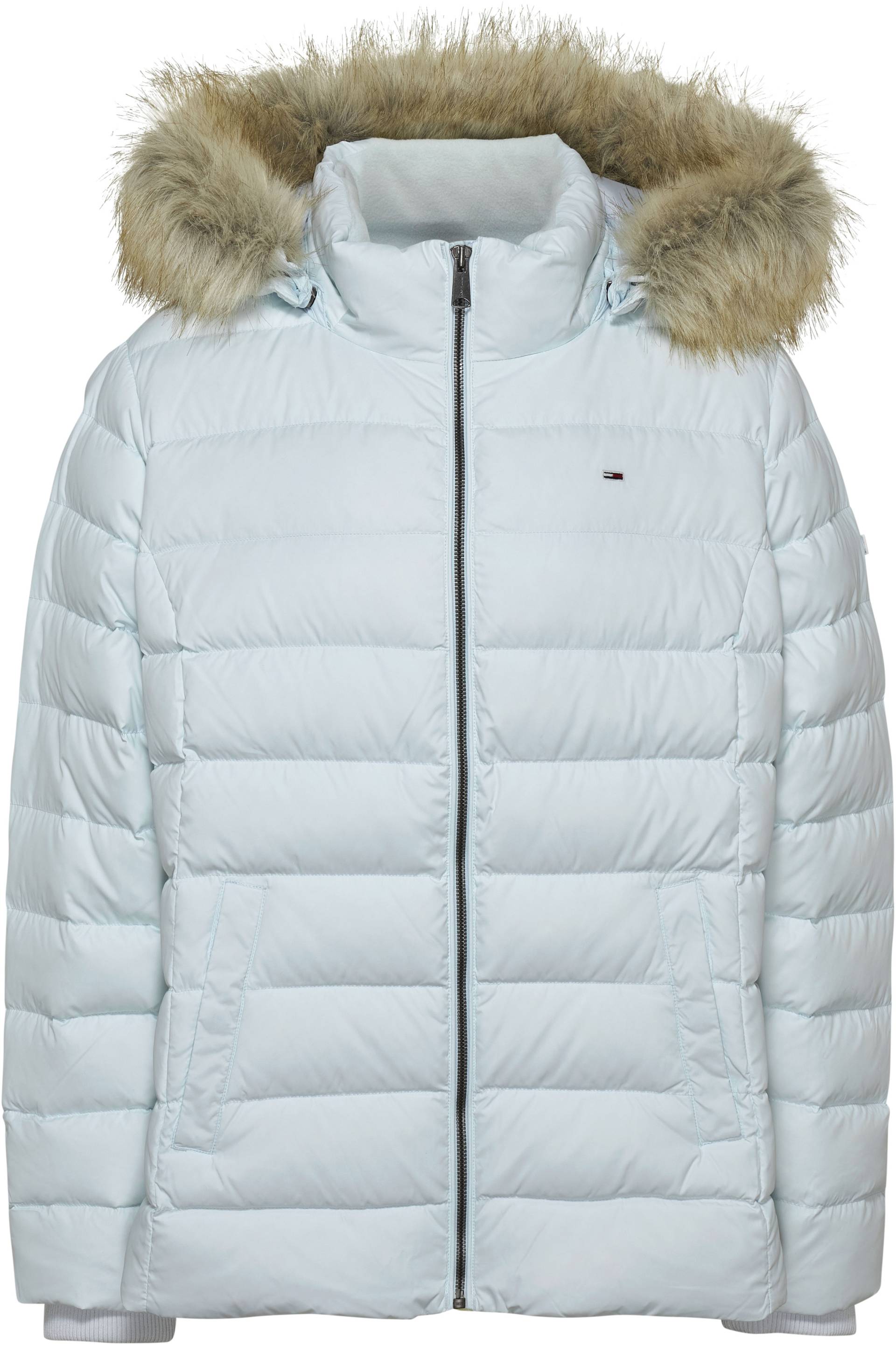 Tommy Jeans Curve Daunenjacke »TJW CRV BASIC HOODED DOWN JACKET«, mit Kapuze, PLUS SIZE CURVE,mit Fellimitat an der Kapuze von TOMMY JEANS Curve