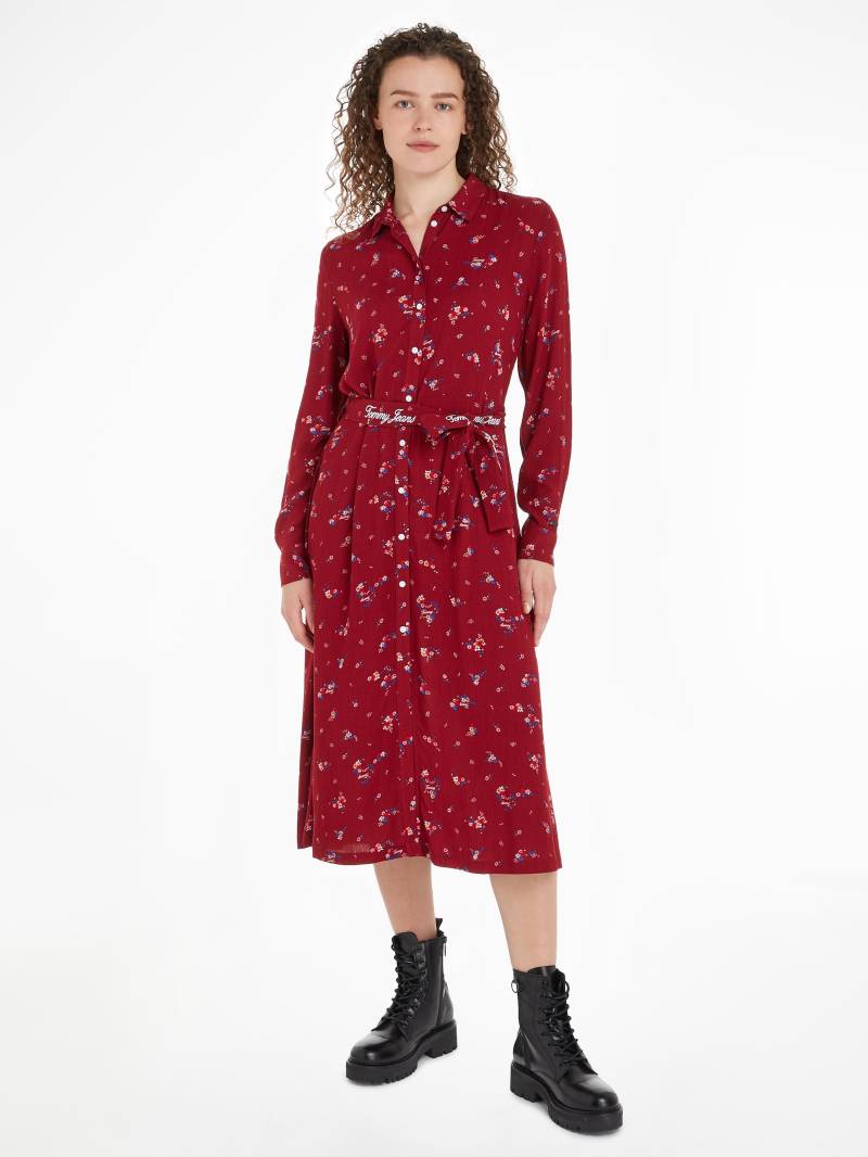 Tommy Jeans Curve Hemdblusenkleid »TJW FLORAL BELT SHIRT DRESS EXT«, Grosse Grössen von TOMMY JEANS Curve