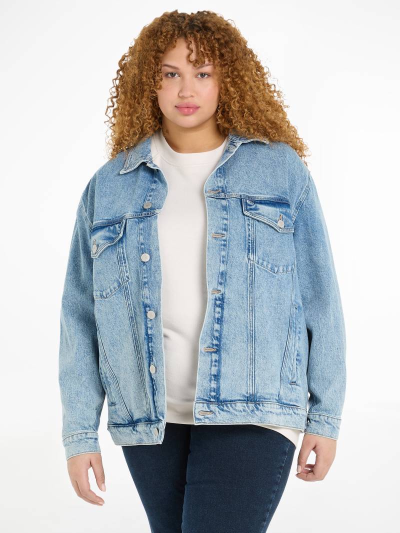 Tommy Jeans Curve Jeansjacke »CRV OVR TRUCKER JACKET CG4114«, Grosse Grössen von TOMMY JEANS Curve