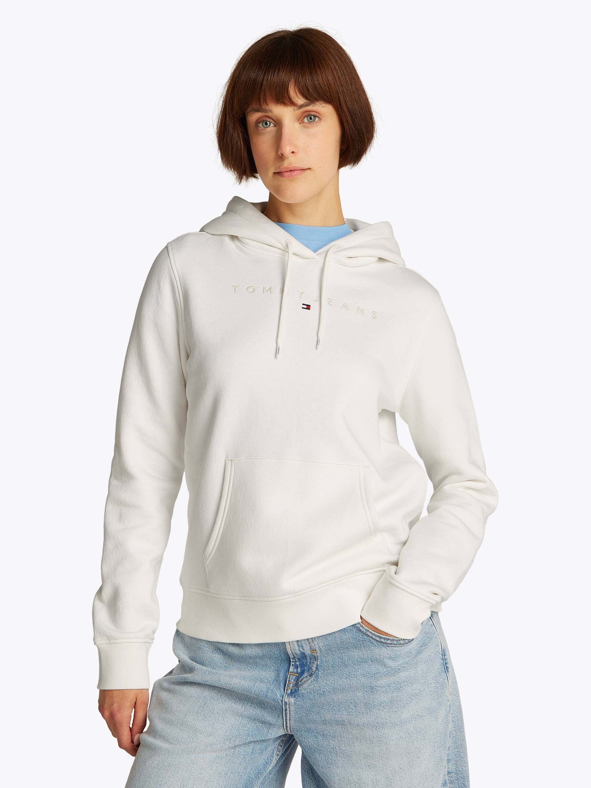 Tommy Jeans Curve Kapuzensweatshirt »TJW REG TONAL LINEAR HOODIE EXT«, in Grossen Grössen, Kapuze, Logostickerei von TOMMY JEANS Curve