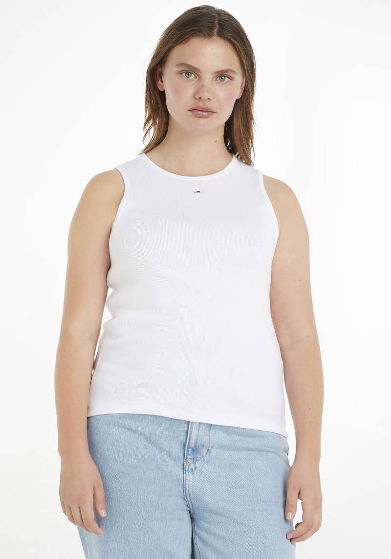 Tommy Jeans Curve Ripptanktop »TJW CRV ESSENTIAL RIB TANK«, PLUS SIZE CURVE,in modischer Rippenoptik von TOMMY JEANS Curve