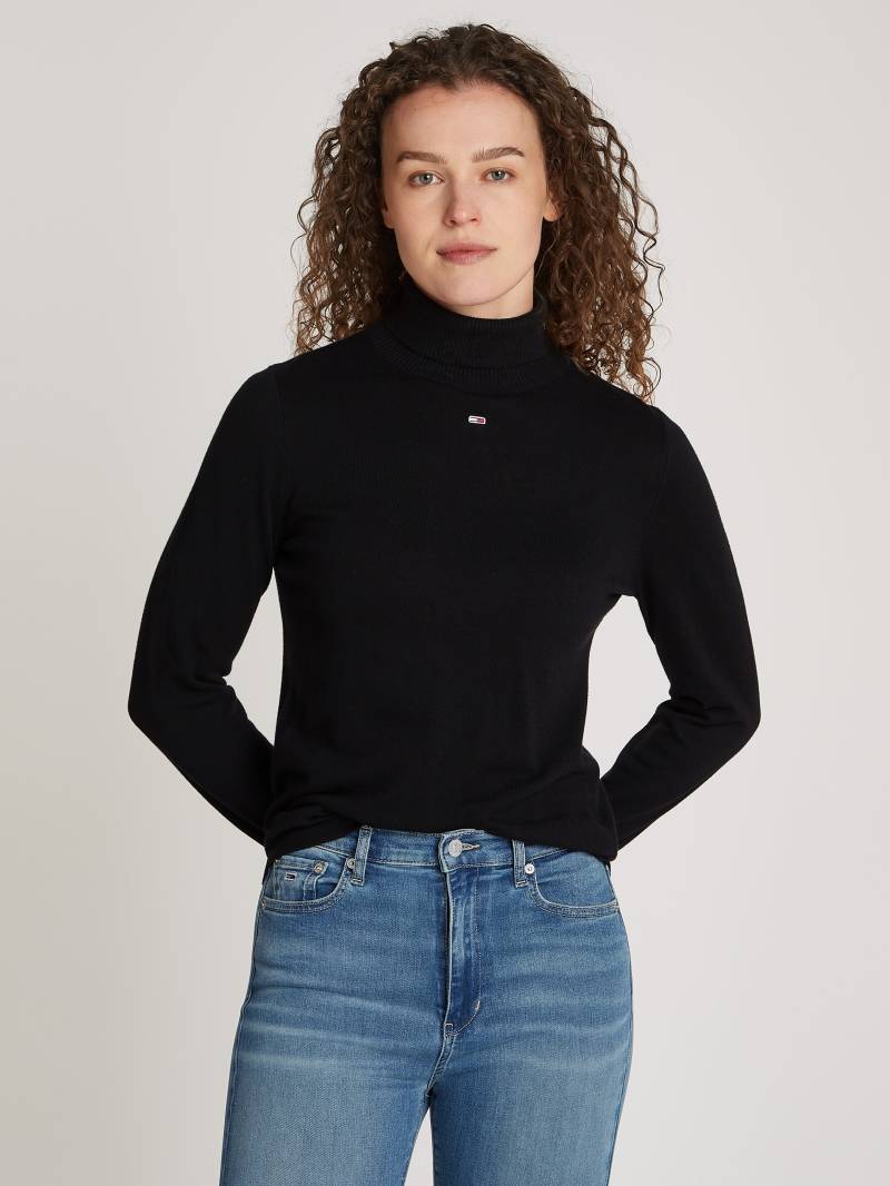 Tommy Jeans Curve Rollkragenpullover »TJW ESSENTIAL TRTLNK SWEATER EXT«, mit Rollkragen, Logo-Flag von TOMMY JEANS Curve