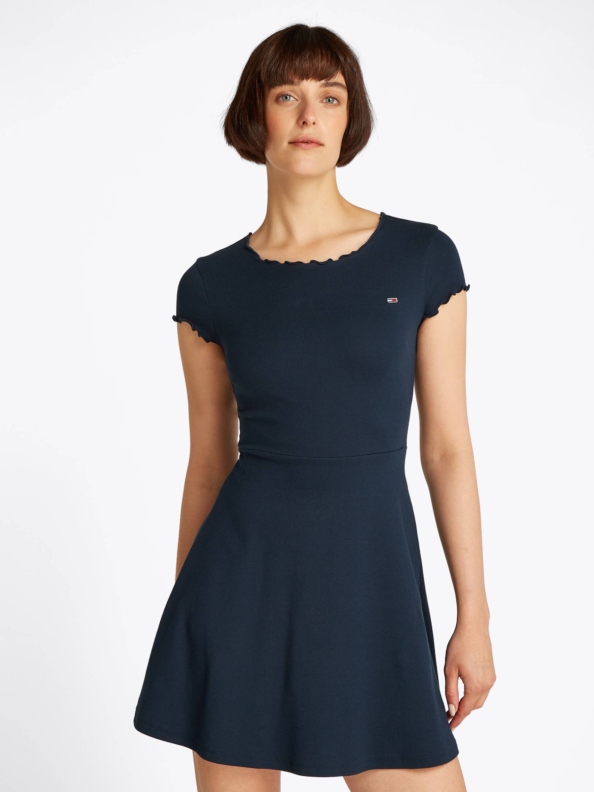 Tommy Jeans Curve Skaterkleid »TJW BABYLOCK F&F DRESS EXT«, in Grossen Grössen, Fit & Flare Form von TOMMY JEANS Curve