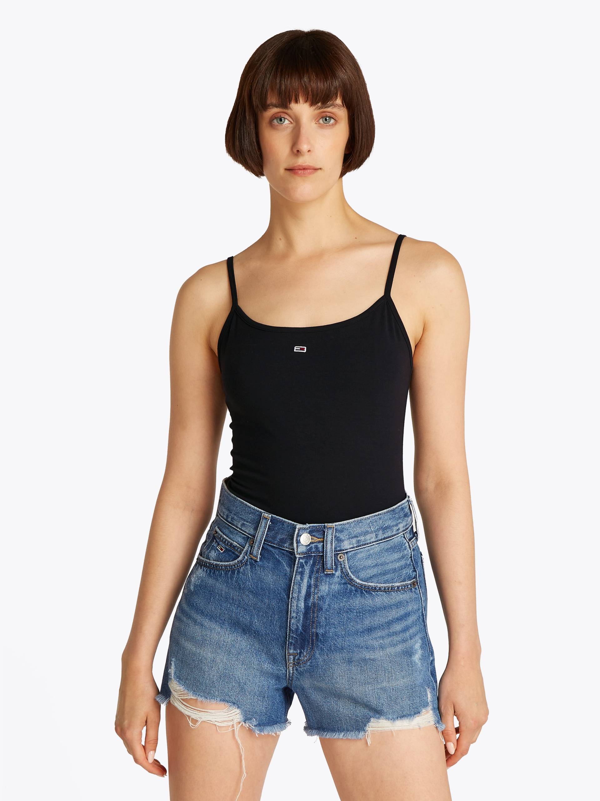 Tommy Jeans Curve Spaghettitop »TJW ESSENTIAL STRAP TOP EXT«, in Grossen Grössen, Spaghettiträger von TOMMY JEANS Curve