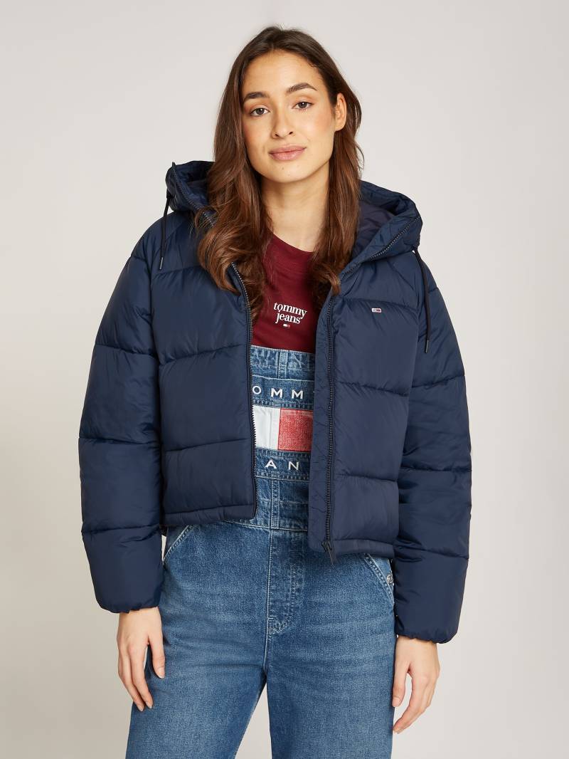 Tommy Jeans Curve Steppjacke »JW ASPEN PUFFER EXT«, mit Kapuze, mit hochschliessendem Kragen, Kapuze, Leistentaschen von TOMMY JEANS Curve