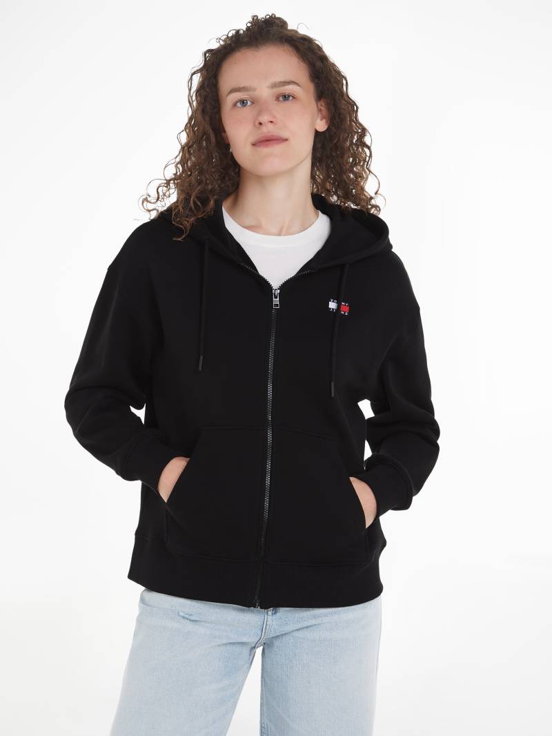 Tommy Jeans Curve Sweatjacke »TJW BADGE ZIP THRU HOODIE EXT«, Grosse Grössen von TOMMY JEANS Curve