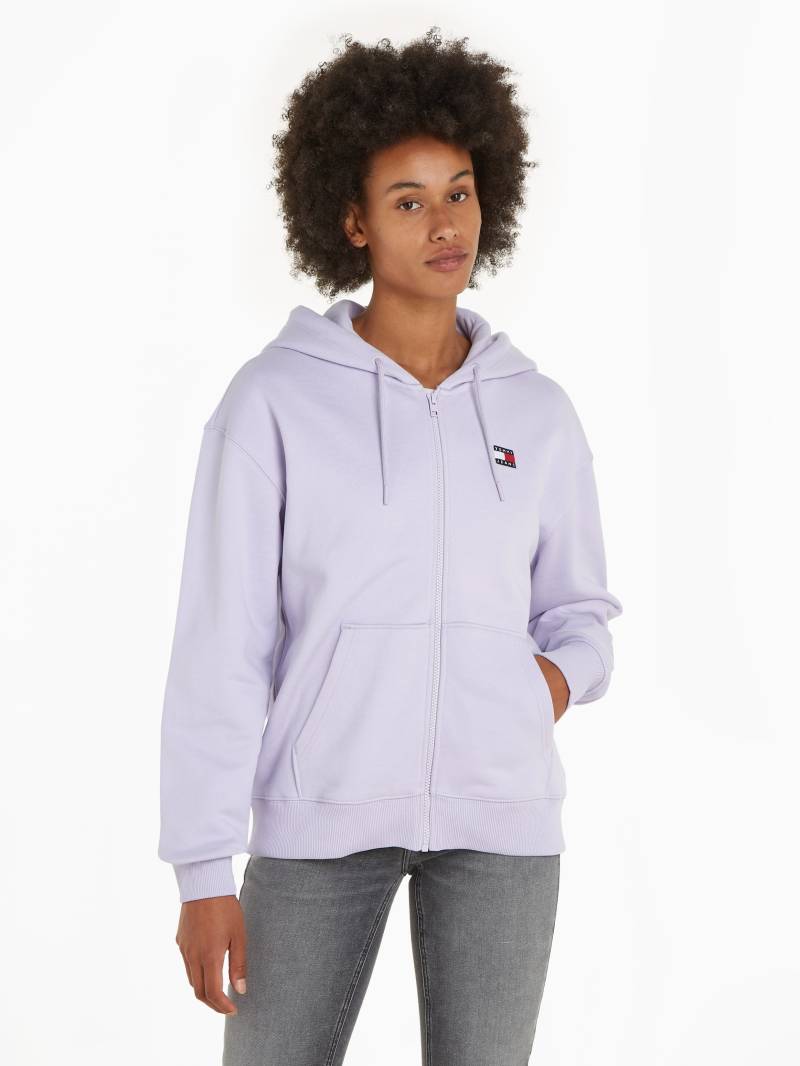 Tommy Jeans Curve Sweatjacke »TJW BADGE ZIP THRU HOODIE EXT«, Grosse Grössen von TOMMY JEANS Curve