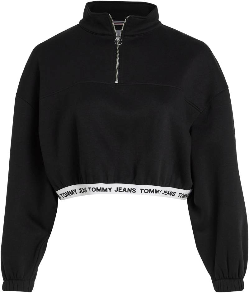 Tommy Jeans Curve Sweatshirt »TJW CRV SUPER CROP WAISTBAND«, PLUS SIZE CURVE,mit Tommy Jeans Logo-Schriftzügen von TOMMY JEANS Curve