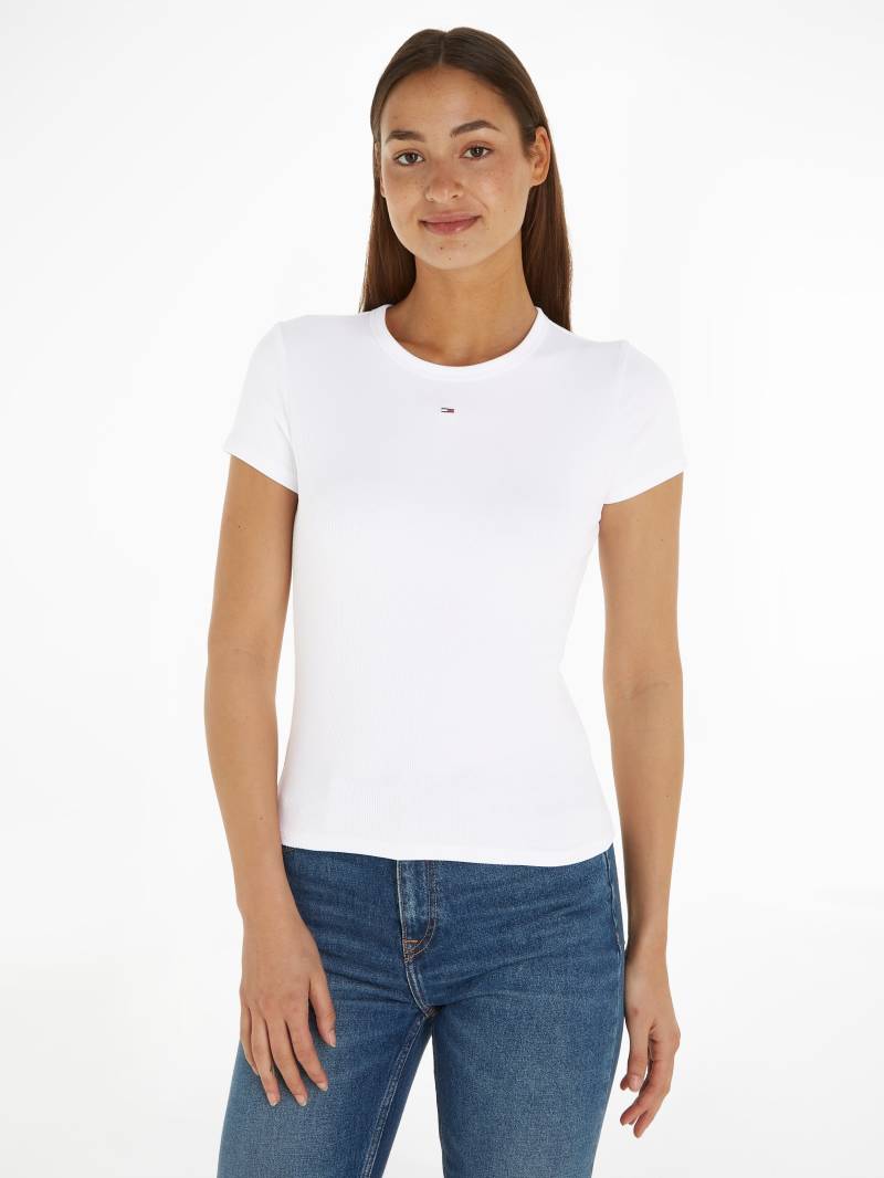 Tommy Jeans Curve T-Shirt »Slim Essential Rib«, Grosse Grössen von TOMMY JEANS Curve