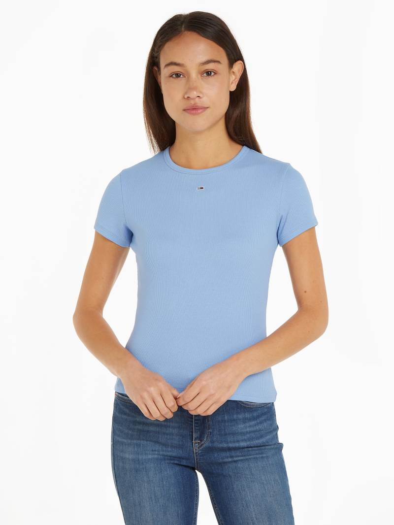 Tommy Jeans Curve T-Shirt »Slim Essential Rib«, Grosse Grössen von TOMMY JEANS Curve