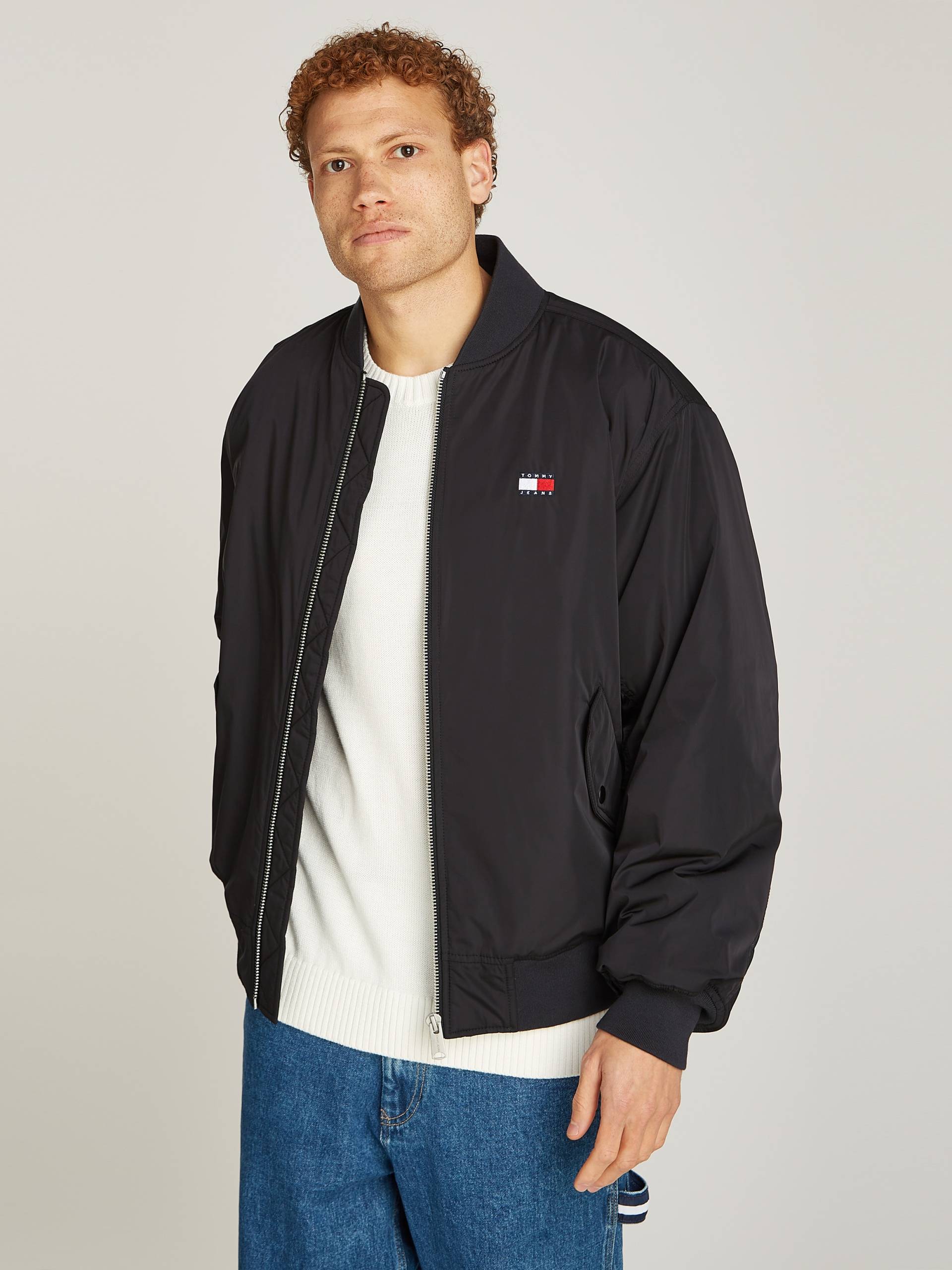 Tommy Jeans Plus Bomberjacke »TJM ENTRY BOMBER EXT«, Grosse Grössen mit Logopatch von TOMMY JEANS Plus