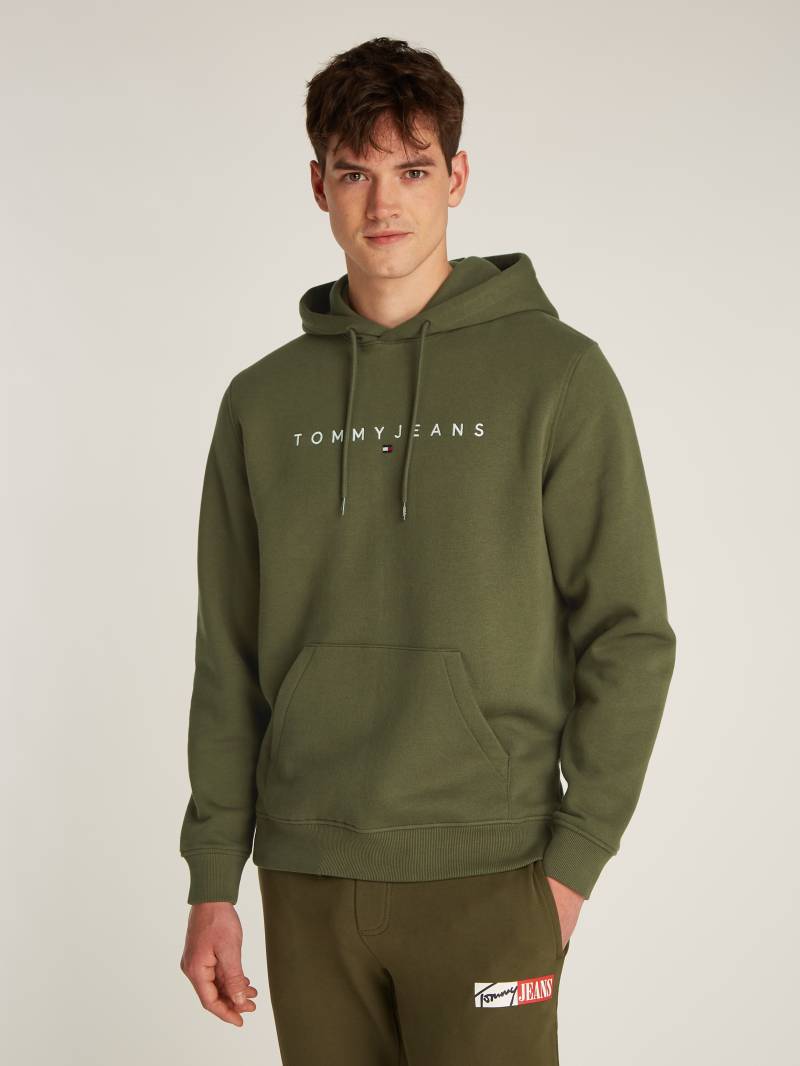 Tommy Jeans Plus Hoodie »TJM REG LINEAR LOGO HOODIE EXT«, in Grosse Grössen, Logodruck von TOMMY JEANS Plus