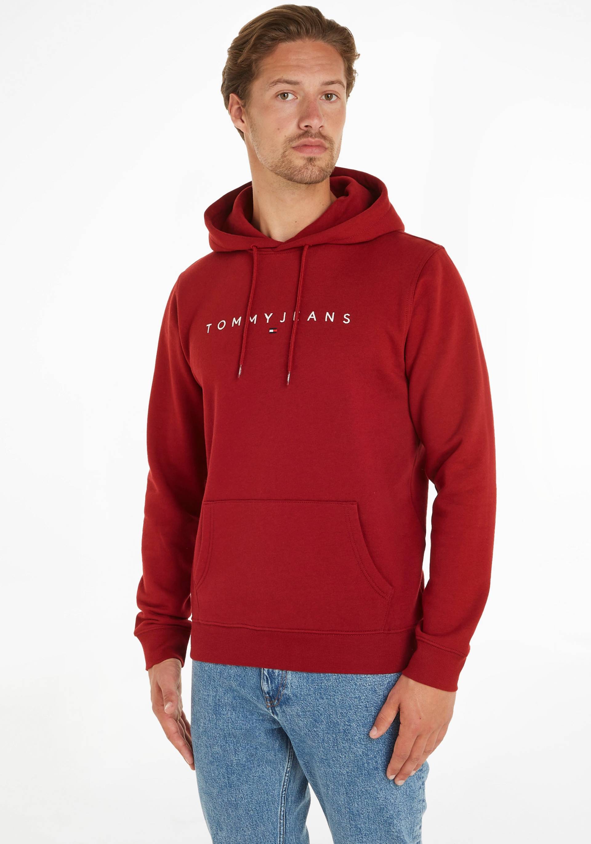 Tommy Jeans Plus Kapuzensweatshirt »TJM REG LINEAR LOGO HOODIE EXT«, hoher Tragekomfort, Grosse Grössen von TOMMY JEANS Plus