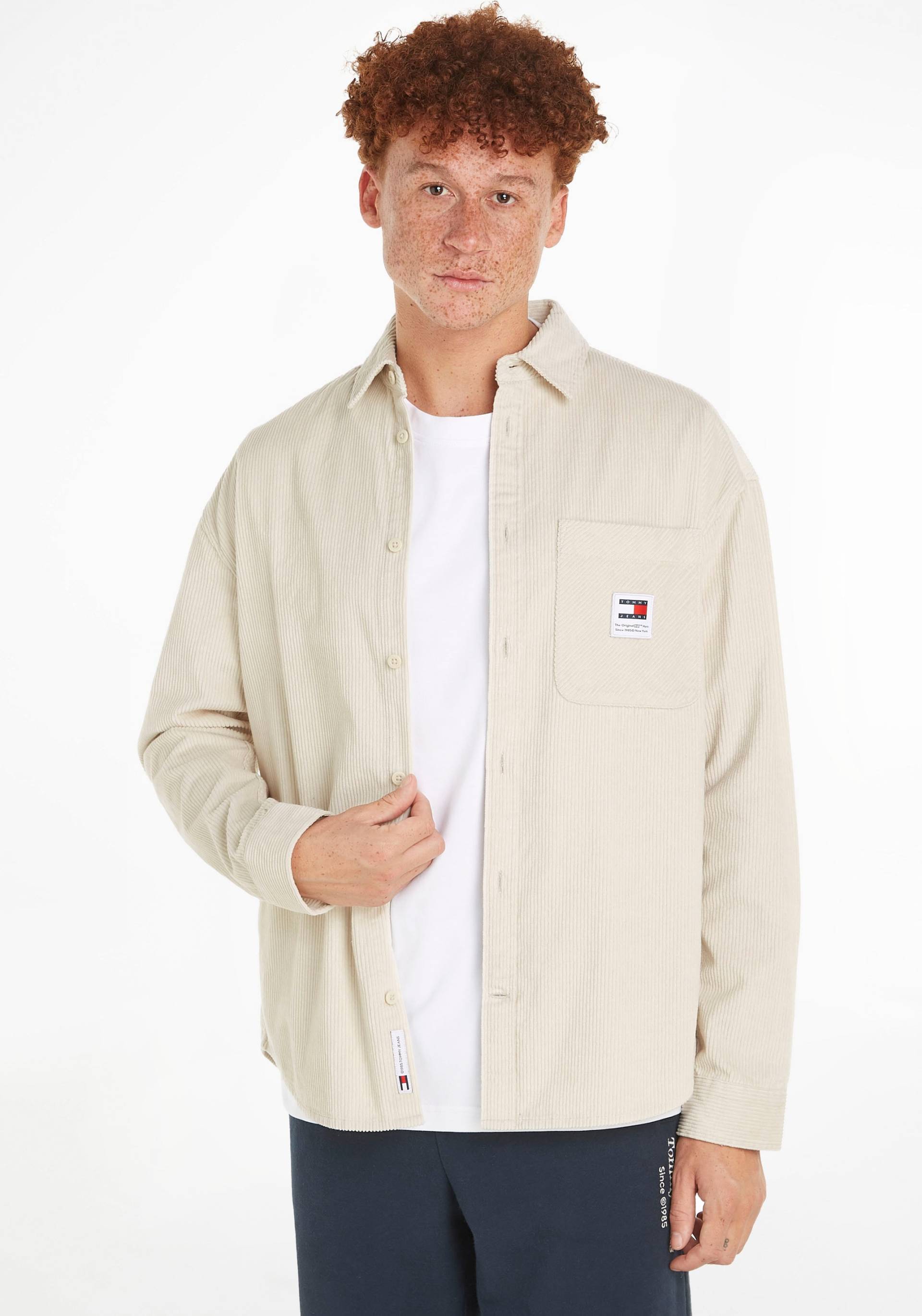 Tommy Jeans Plus Langarmhemd »TJM RLX CHNKY CORDUROY SHIRT EXT« von TOMMY JEANS Plus