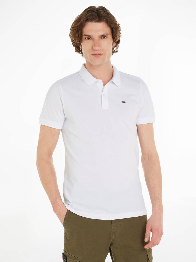 Tommy Jeans Plus Poloshirt »TJM SLIM PLACKET POLO EXT«, Grosse Grössen mit Logostickerei von TOMMY JEANS Plus