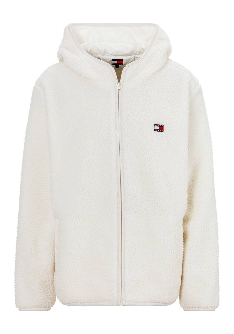 Tommy Jeans Plus Sweatjacke »TJM REG BADGE TEDDY ZIP TRU EXT«, Grosse Grössen von TOMMY JEANS Plus