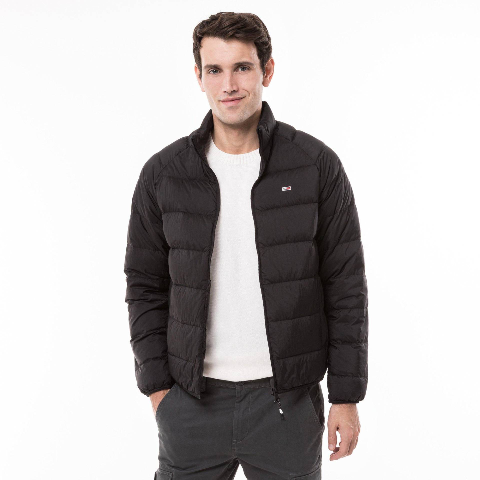 Daunenjacke Ohne Kapuze Herren Black S von TOMMY JEANS