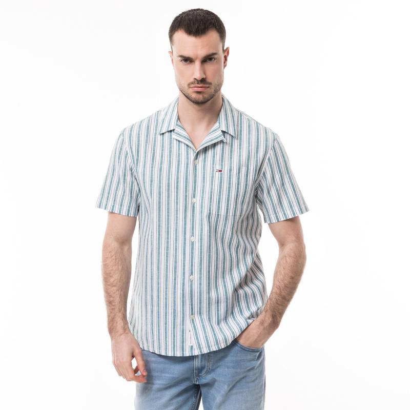 Hemd, Kurzarm Herren Hellblau XXL von TOMMY JEANS