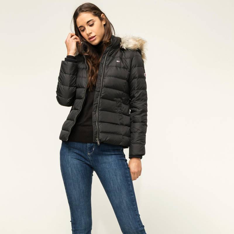 Jacke Damen Black S von TOMMY JEANS